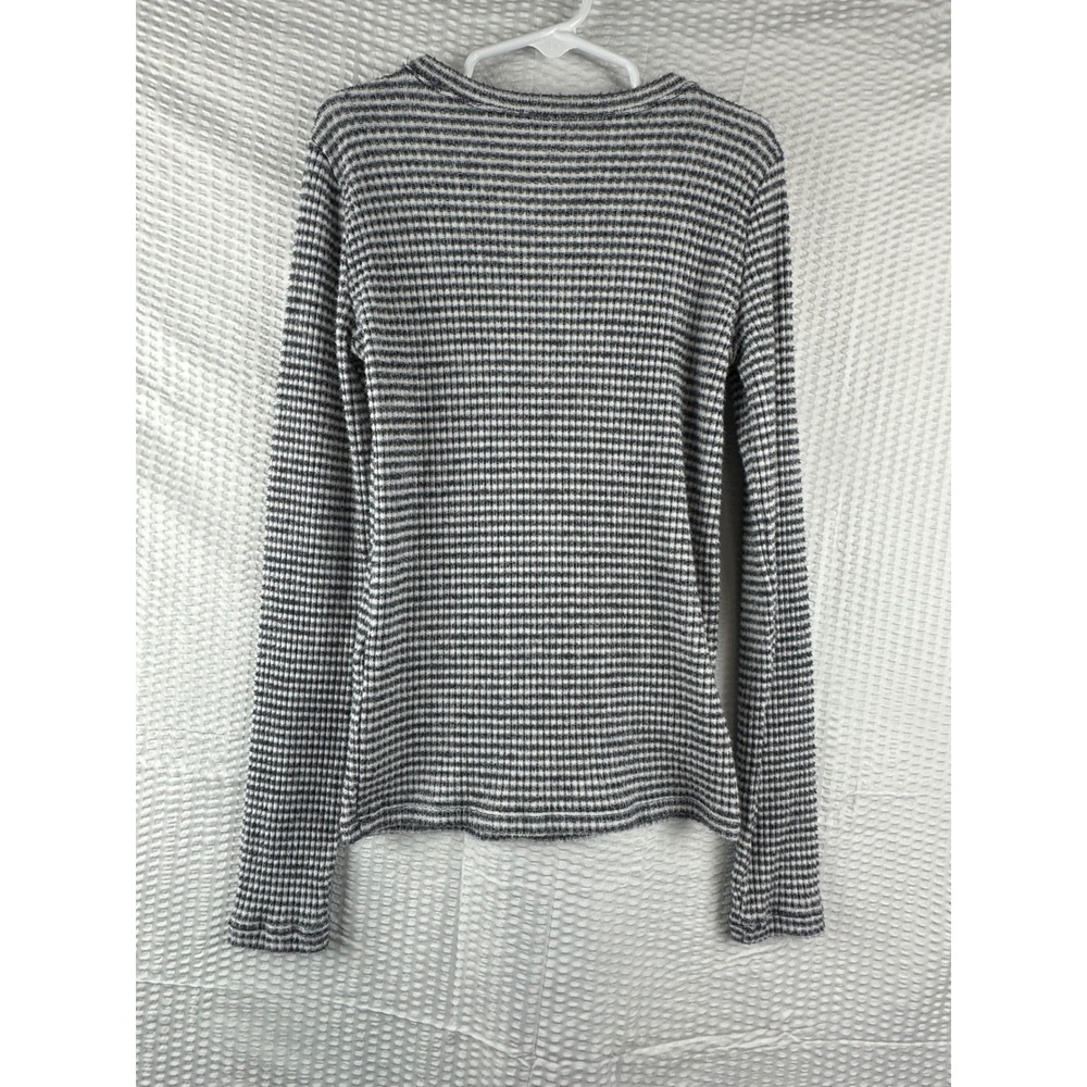 ABERCROMBIE KIDS Gray Striped Long Sleeve Shirt size 9/10‎ - Picture 4 of 11